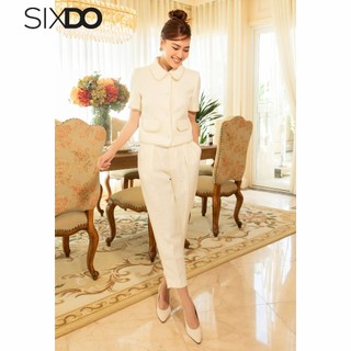 Quần âu nữ kem SIXDO (Cream Woven Pants)