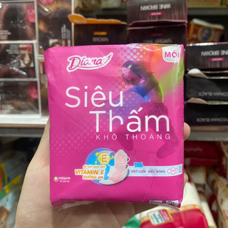 Băng vệ sinh Diana siêu thấm chống tràn có cánh 8 miếng