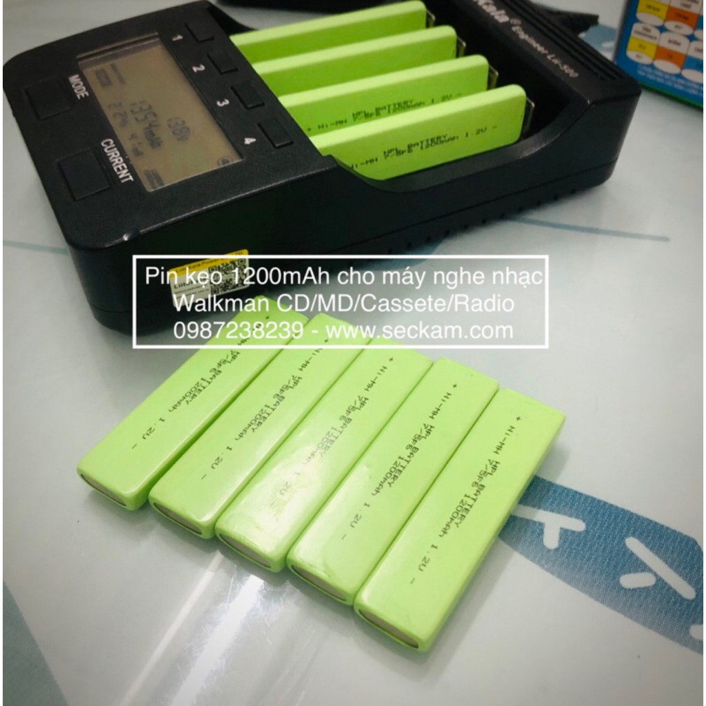 Pin kẹo Ni-MH 1200mAh cho máy nghe nhạc Walkman CD MD