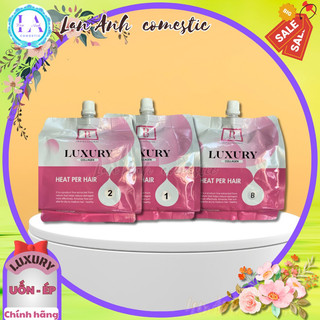 Bộ Uốn Ép Luxury túi 1000ml Thuoc Uốn nóng Ép tóc thẳng cao cấp