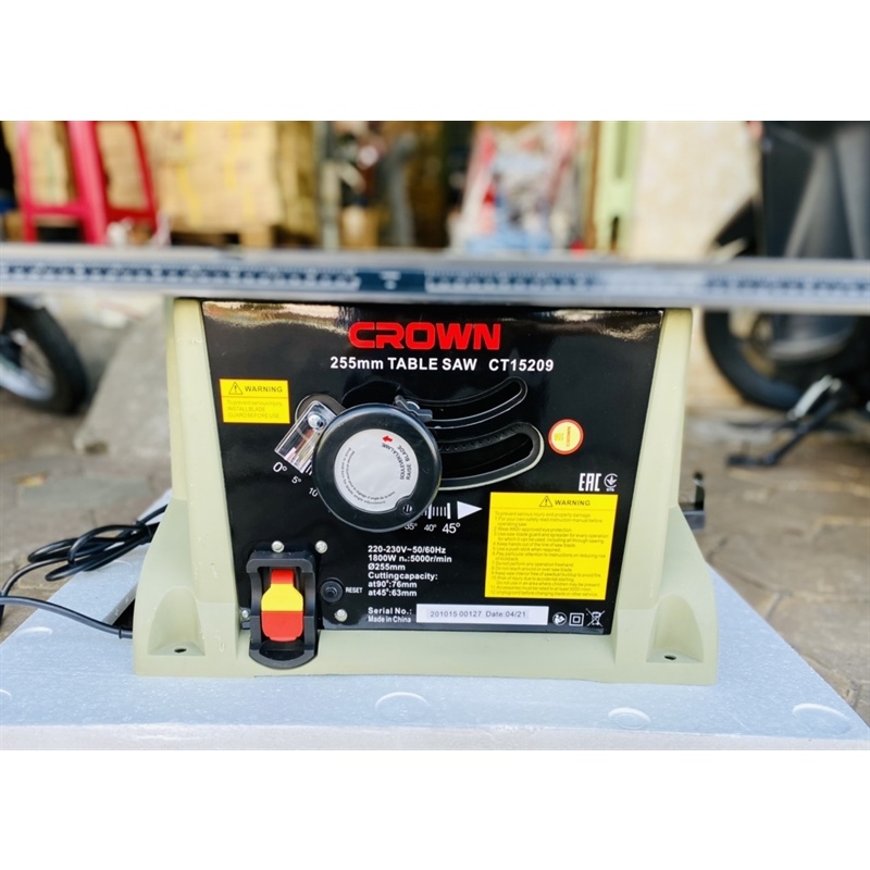Máy cưa bàn Crown CT15209