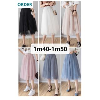 Chân váy tu tu dài 65cm, váy ren xòe qua gối, dành cho nấm từ 1m40. Loại 1, hàng 3 lớp.