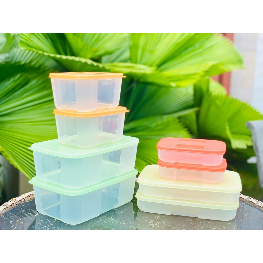 Combo 16 Hộp trữ Đông + Mát Tupperware bảo quản thực phẩm ( Bộ Đông Colorful set 8+ Mát Modern set 8)