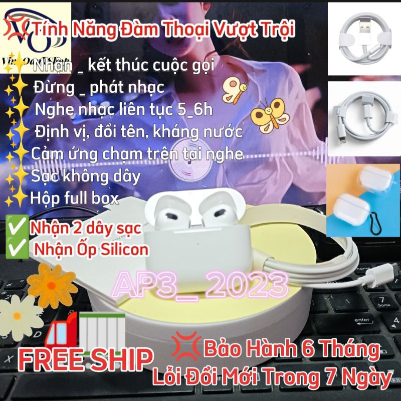 Tai Nghe AP3_ Jerry 6973_ Đàm Thoại To Rõ_ Đ.tên, Đ.vị, K.nước