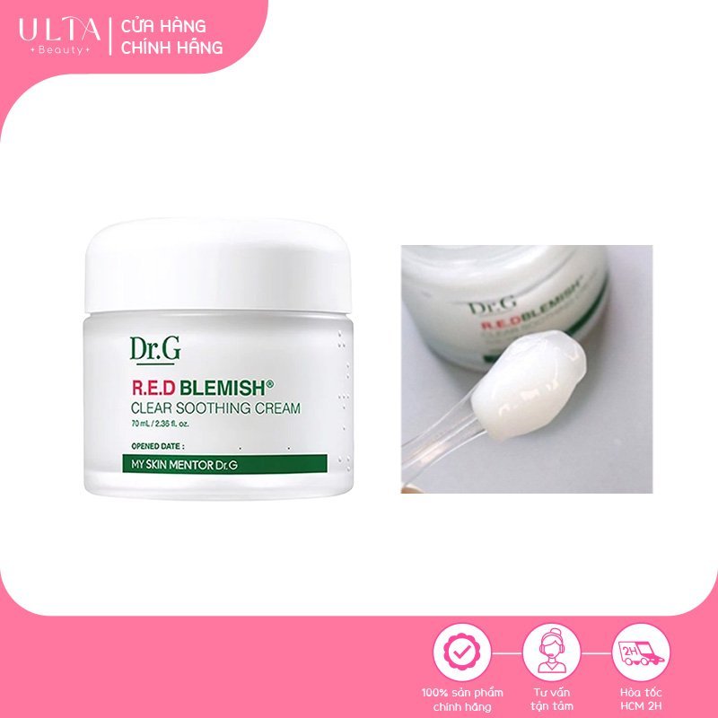 Kem Dưỡng Ẩm Làm Dịu Da, Phục Hồi Dr.G R.E.D Blemish Clear Soothing Cream