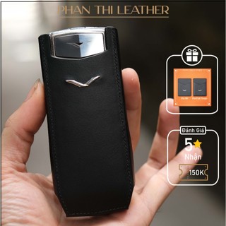 Bao da điện thoại vertu ascent x - ascent ti mẫu rút da bê