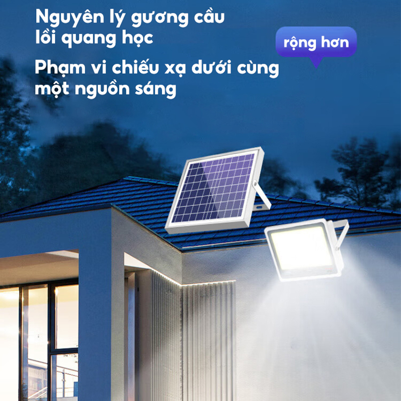 JIOR đèn năng lượng mặt trời solar light 1000W IP67 chống thấm nước đèn LED đèn năng lượng mặt trời trong nhà