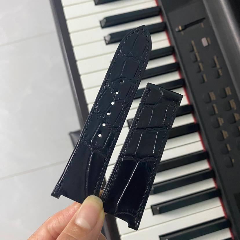 Dây Da Cá Sấu Ferragamo - Dây Đồng Hồ F80 - Da cá sấu Cao Cấp, Sang Trọng