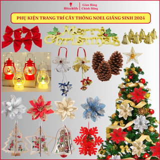  Phụ Kiện Trang Trí Cây Thông Noel - Đồ Decor Giáng Sinh 2025 Hitechlife Giá Rẻ Nhiều Mẫu Mã Dễ Thương 