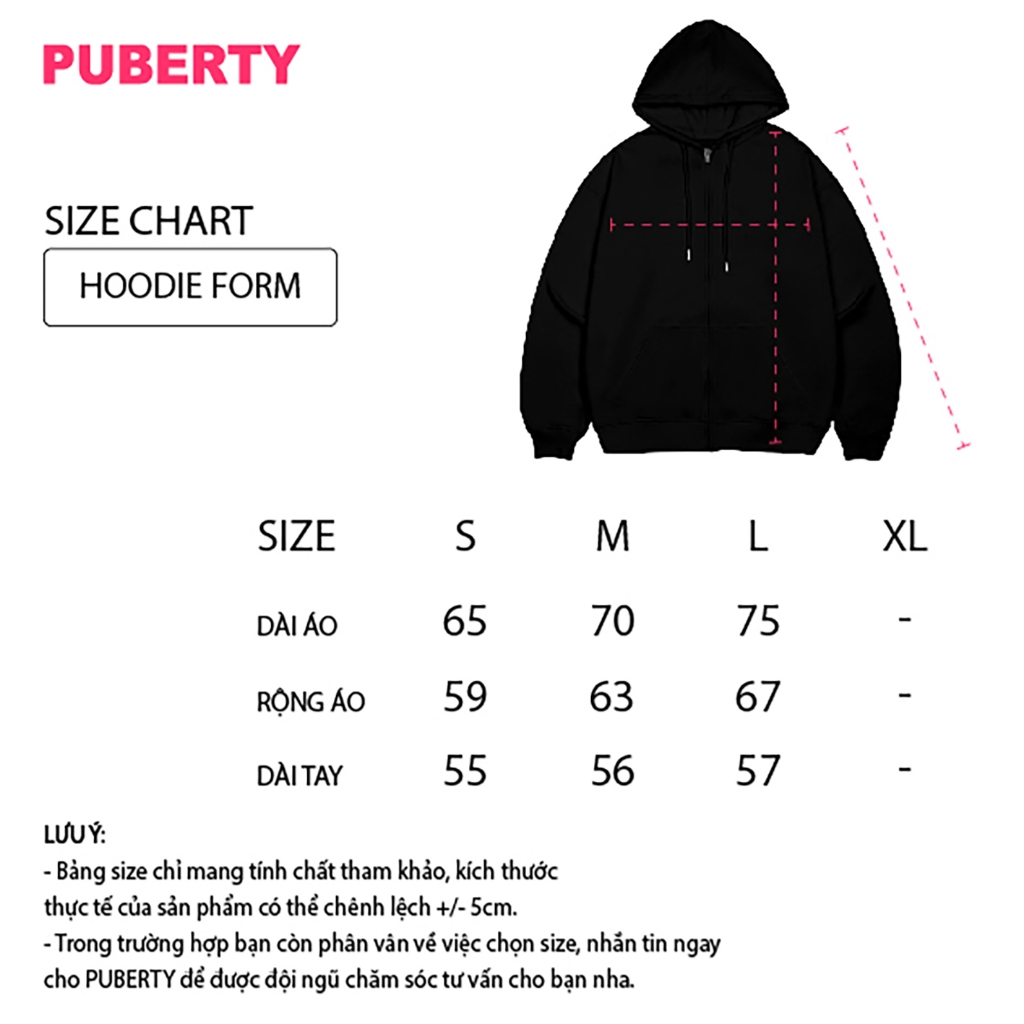 Hoodie basic localbrand PUBERTY BASIC HOODIE