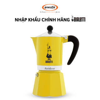 BIALETTI Ấm pha cà phê Bialetti Rainbow 3 cup Gialla