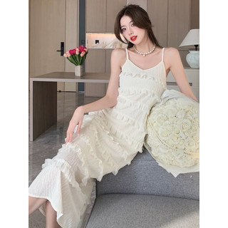 VIDEO ẢNH THẬT🖤Đầm maxi đi biển ulzzang hai dây tiểu thư xinh dạo phố