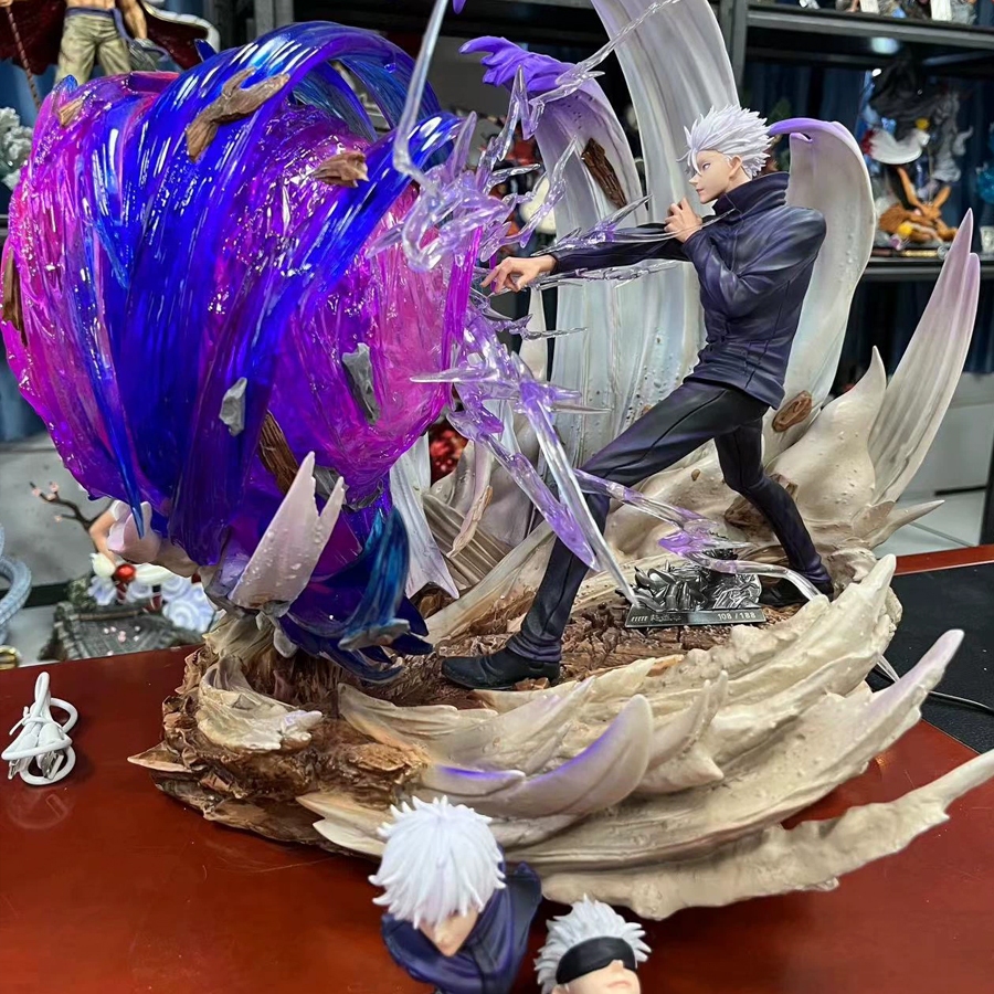 Mô hình jujutsu kaisen gojo nhân vật gojo satoru tung chưởng bản năng vô cực trang trí surprise gift Anime Game Figures