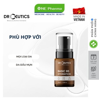 Tinh Chất B5 Basic Hydration 5% Dr Ceutics Cho Da Dầu Mụn 30ml