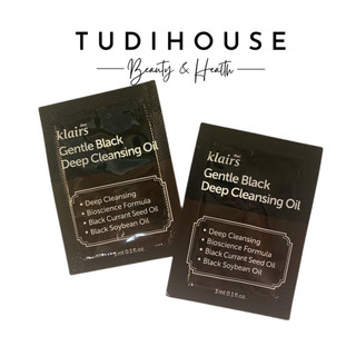Sample gói 3ml - dầu tẩy trang Klairs Gentle Black Deep Cleansing Oil