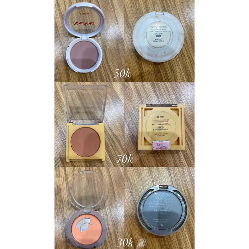 Thanh lý đồ makeup used không dùng tới