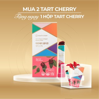 [MUA 2 TẶNG 1] Collagen Vitamin BEAUTY STORY Tart Cherry Hàn Quốc - 20g x 15 tuýp