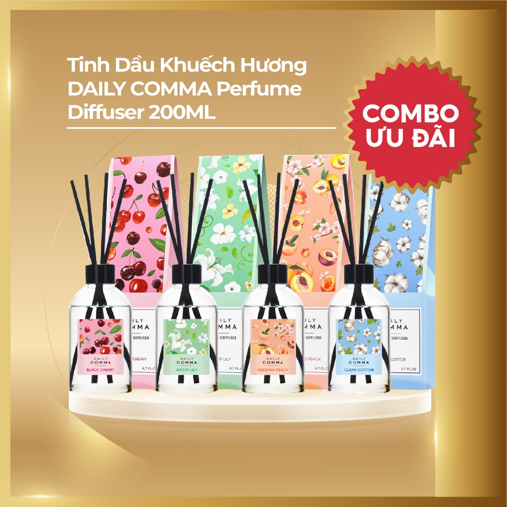 Tinh Dầu Khuếch Hương DAILY COMMA Perfume Diffuser 200ML