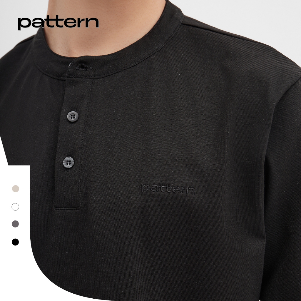 Áo cổ tàu dài tay Cotton PATTERN PA032