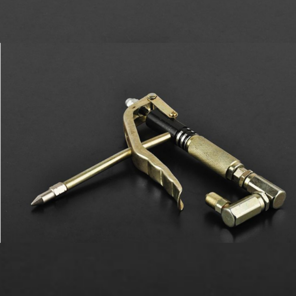 Súng bơm mỡ bò dùng bình hơi khí nén tay cầm xoay 360 độ bơm mỡ cầm tay khí nén chất liệu thép