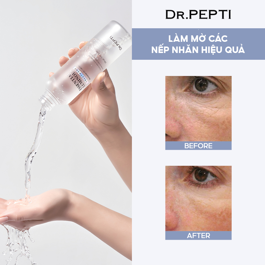 Nước Thần Dưỡng Trắng Da DR.PEPTI ESSENTIAL LUMINOUS TREATMENT 160ml