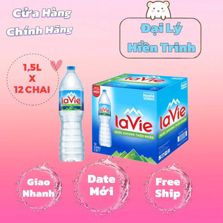 Nước Uống Lavie Khoáng Thiên Nhiên 1,5L (12 chai)