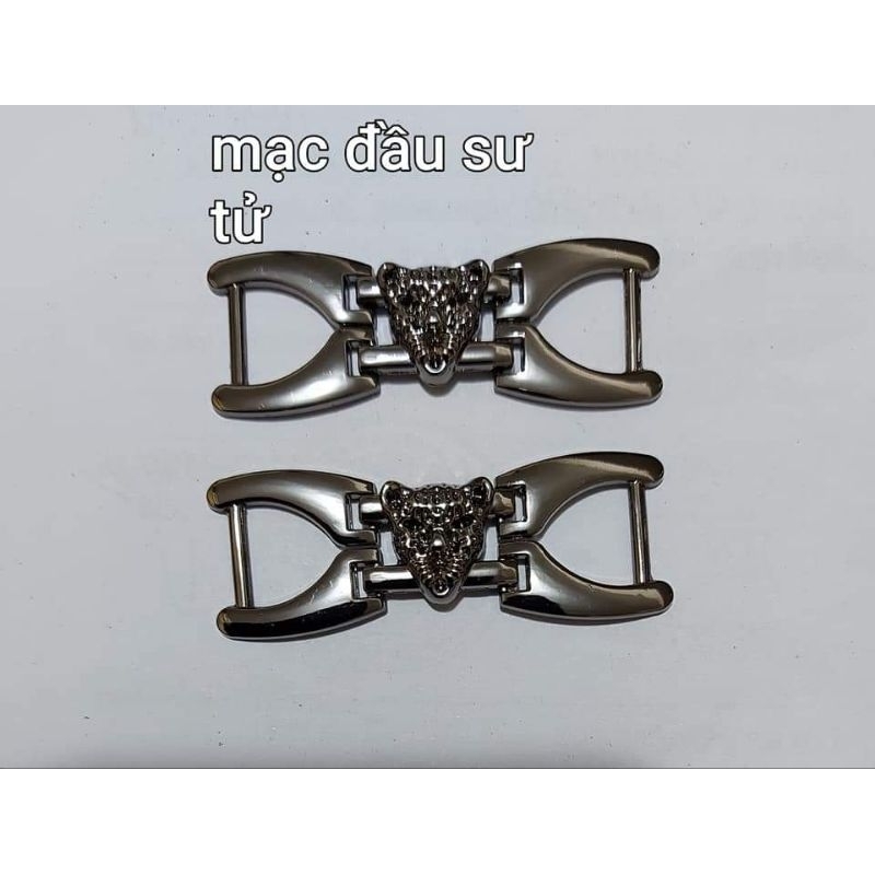 Mạc trang trí giày dép màu đen màu vàng dài 7,5cm&6,5cm
