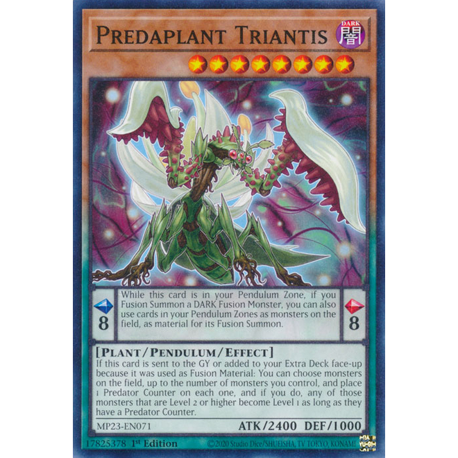 [Thẻ bài Yu-gi-oh] MP23-EN071 Predaplant Triantis – Common