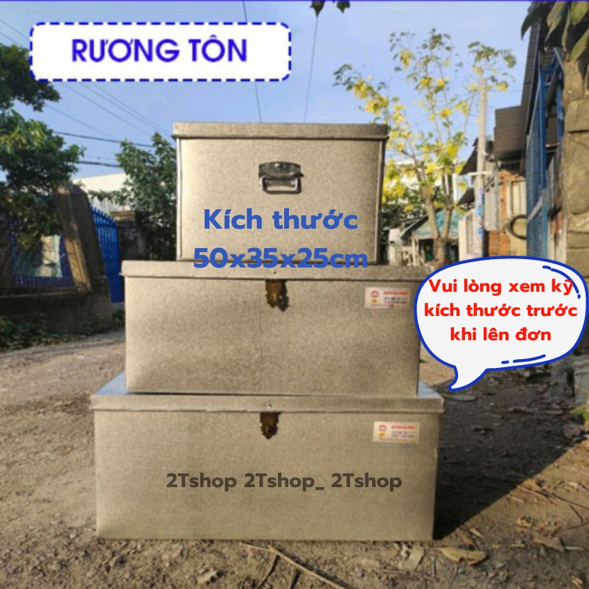 Thùng tôn đựng hồ sơ, tài liệu, đựng giấy tờ ( kích thước 50x35x25cm)