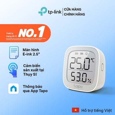 [Hỏa Tốc] Thiết Bị Cảm Biến Nhiệt & Độ Ẩm Thông Minh TP-Link Tapo T315 Độ Chính Xác Cao, Cảnh Báo Tức Thì