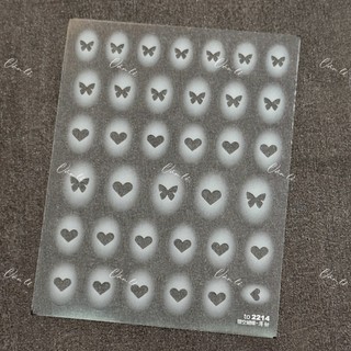 Sticker nail 5D lụa trang trí móng tay