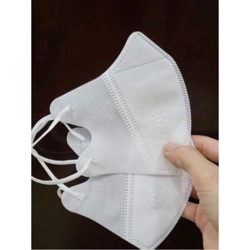 Thùng 200 chiếc Khẩu trang y tế 5D Dũng Công MASK màu Trắng 3 lớp kháng khuẩn không lem son