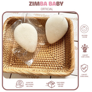 Bông tắm hữu cơ Meebee tạo bọt siêu mềm mại và dịu nhẹ và không gây kích ứng cho bé từ sơ sinh loại bỏ bụi bẩn trên da