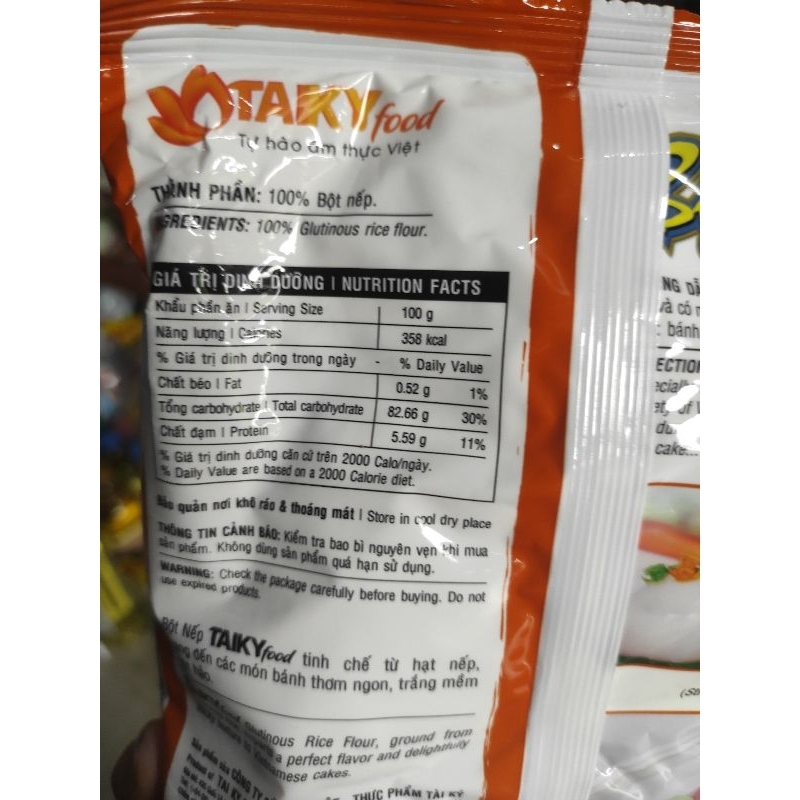 Bột nếp tài ký gói 400g
