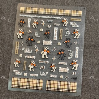 Sticker nail 5D lụa trang trí móng tay