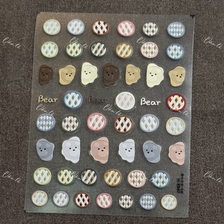 Sticker nail 5D lụa trang trí móng tay nail mới