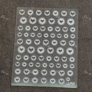 Sticker nail 5D lụa trang trí móng tay nail mới