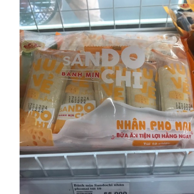 Bánh sandochi nhân sữa chua/phô mai hãng Bảo minh