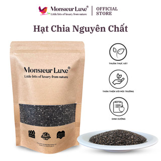 Hạt Chia Nguyên Chất MONSIEUR LUXE - Chia Seeds (250G, 500G)