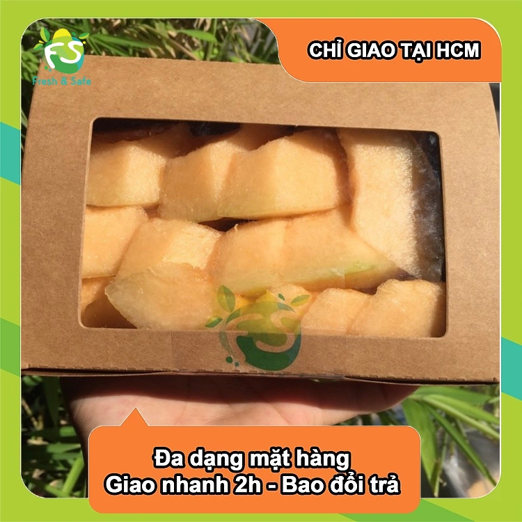 [Chỉ Giao HCM] Trái Cây Cắt - Hộp Dưa Lưới