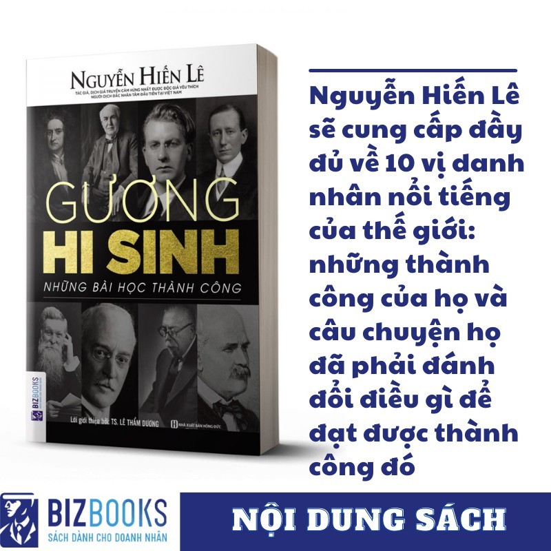 Sách - Gương Hy Sinh - Những Bài Học Thành Công