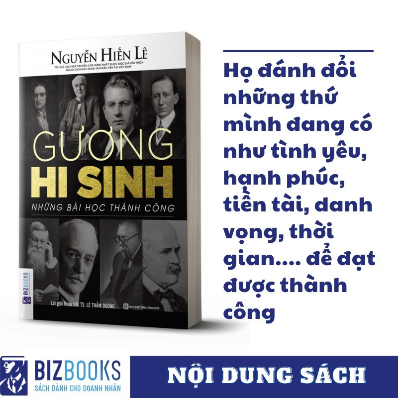Sách - Gương Hy Sinh - Những Bài Học Thành Công