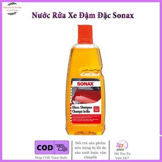 Nước rửa xe đậm đặc sonax 314300 - 1000ml. sonax car wash gloss