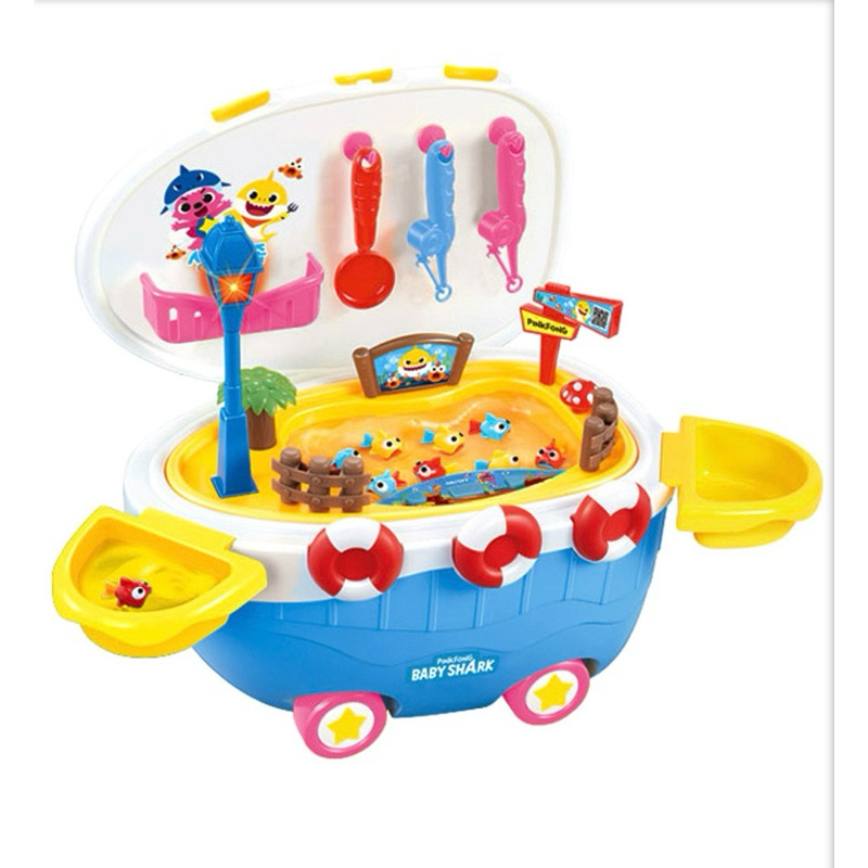 BỘ CÂU CÁ - CHÒI CHÂN 2IN1 BabyShark nội địa Hàn Quốc cho bé