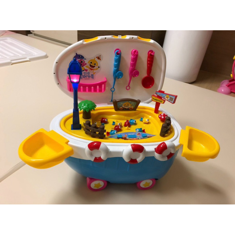 BỘ CÂU CÁ - CHÒI CHÂN 2IN1 BabyShark nội địa Hàn Quốc cho bé