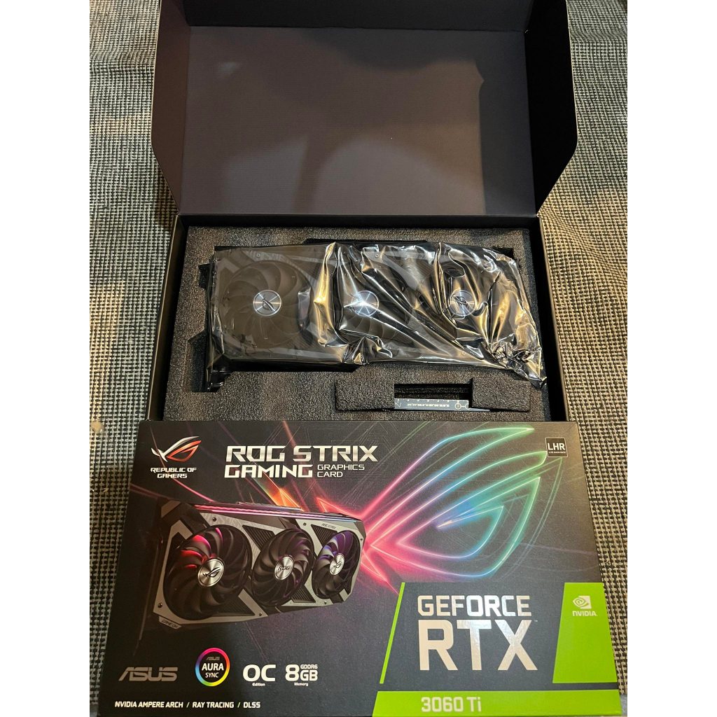 VGA CARD MÀN HÌNH ASUS ROG STRIX RTX 3060 TI 8G V2 GAMING - Bảo hành 3 Tháng
