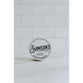 Sáp vuốt tóc SAMSON’S MATTE FINISH CLAY POMADE