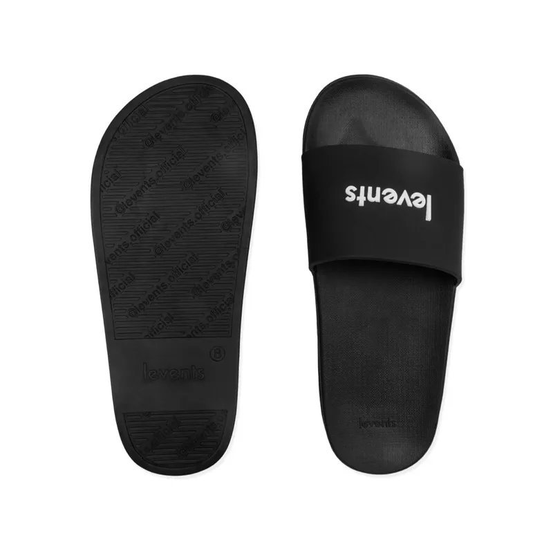 𝗗𝗲́𝗽 𝗟𝗘𝗩𝗘𝗡𝗧𝗦 𝗸𝗵𝗼̂𝗻𝗴 𝗯𝗼𝘅 𝗩𝗘𝗥𝗦𝗢𝗡 𝟭.𝟬 - Slipper LVS BLACK/WHITE/GREY QUAI NGANG kiểu dáng phong cách Hàn Quốc, sang trọng
