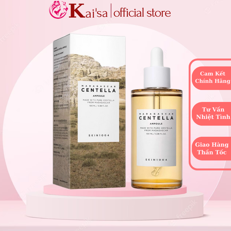 Serum Rau Má Skin1004 Madagascar Centella Asiatica Ampoule 30ml - 55ml - 100ml Tinh Chất Skin 1004 Hàn Quốc Chính Hãng