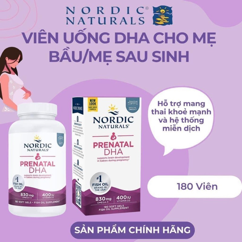 DHA Nordic Prenatal/ DHA Bầu